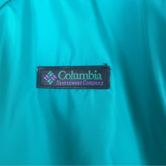 Columbia Men's Reversible All Weather Jacket Purple & Teal Size Large - Picture 8 of 14
